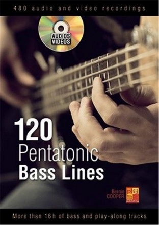 Bernie Cooper, 120 Pentatonic Bass Lines Bass Guitar Book & DVD