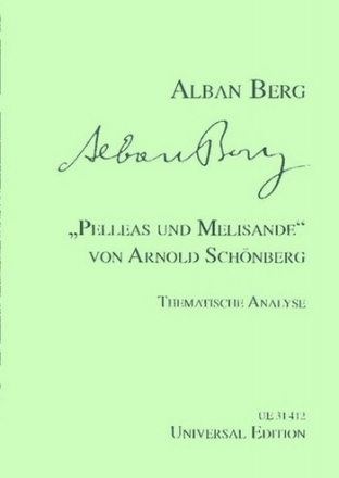 Schnberg, Arnold Pelleas und Melisande von Arnold Schnberg. Themat