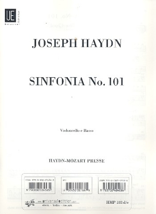 Sinfonie D-Dur Nr.101 Hob.I:101 fr Orchester Cello/Ba