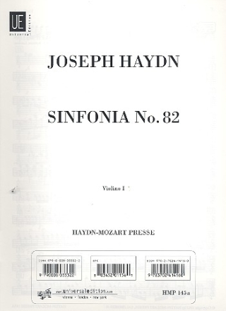 Sinfonie C-Dur Nr.82 Hob.I:82 fr Orchester Violine 1