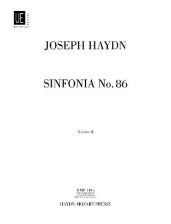 SINFONIE D-DUR NR.86 HOB.I:86 FUER ORCHESTER VIOLINE 2