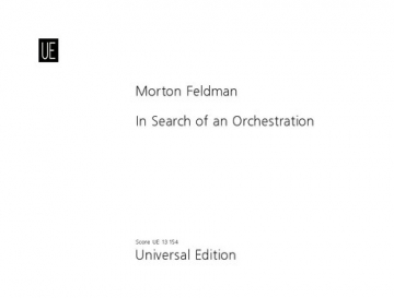 In search of an Orchestration fr Orchester Partitur