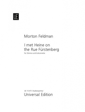 I met Heine on the Rue Frstenberg fr Singstimme(ohne Text) und Instrumente ( Flte/Piccolo,Klarinette/B