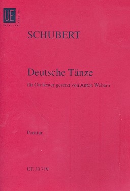 Deutsche Tnze op.posth. D820 fr Orchester Partitur