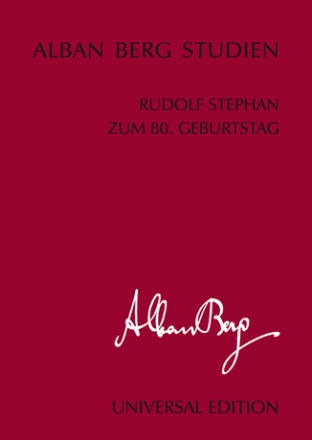 Rudolf Stephan zum 80. Geburtstag Festschrift