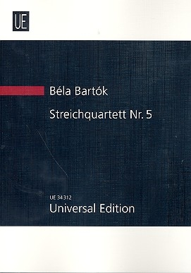 Streichquartett Nr.5 Studienpartitur Neuausgabe 2011