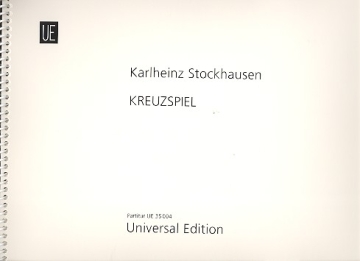 Kreuzspiel  Nr. 1/7 fr Oboe, Bassklarinette, Klavier und 3 Schlagzeuger Partitur