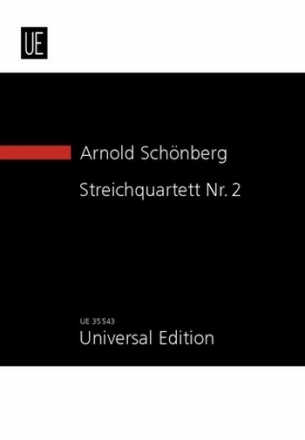 Streichquartett fis-Moll Nr.2 op.10 fr Sopran und Streichquartett Studienpartitur