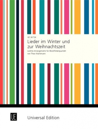 Lieder im Winter und zur Weihnachtszeit fr 4 Blockflten (SATB) Spielpartitur