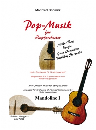 Pop-Musik fr Zupforchester Mandoline 1