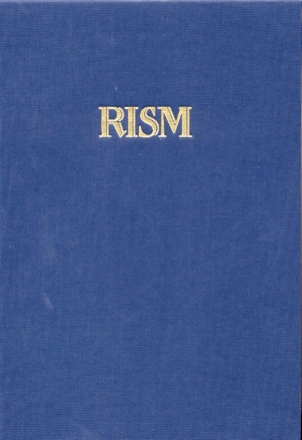 : Internationales Quellenlexikon der Musik (RISM), Seria C. Directory Band 3: Spain, France, Italy, Portugal Buch