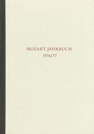 Mozart-Jahrbuch 1976/1977  Gebunden