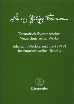 Telemann-Werkverzeichnis Band 2 Instrumentalwerke