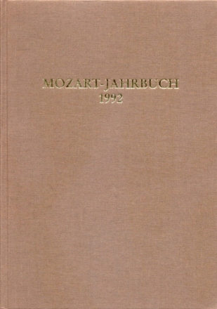 Mozart-Jahrbuch 1992