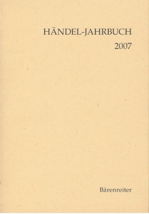 Hndel-Jahrbuch 2007 Jahrgang 53