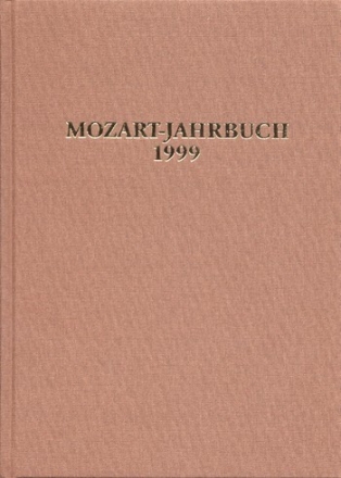 Mozart-Jahrbuch 1999