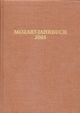 : Mozart-Jahrbuch 2005  Buch