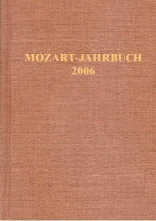 : Mozart-Jahrbuch 2006  Buch