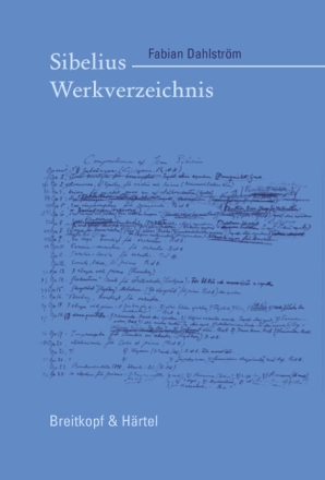 Sibelius Werkverzeichnis thematisch-bibliographisches Verzeichnis