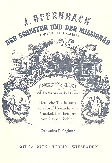 Der Schuster und der Millionr Operette Libretto