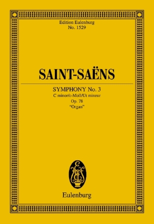 Sinfonie c-Moll Nr.3 op.78 fr Orchester Studienpartitur