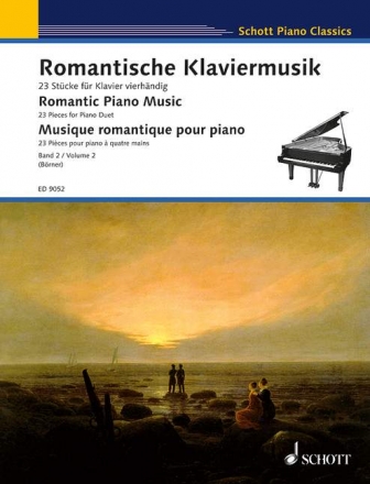 Romantische Klaviermusik Band 2 fr Klavier zu 4 Hnden Spielpartitur