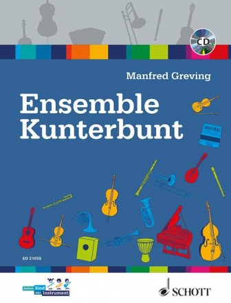 Ensemble Kunterbunt (+Midifiles) fr flexibles Ensemble Partitur (+ Einzelstimmen zum Ausdrucken)