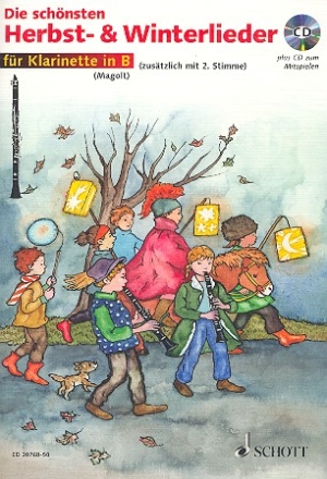 Die schnsten Herbst- und Winterlieder (+CD) fr 1-2 Klarinetten Spielpartitur