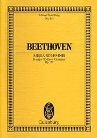 Missa solemnis op.123 fr Soli, Chor und Orchester Studienpartitur