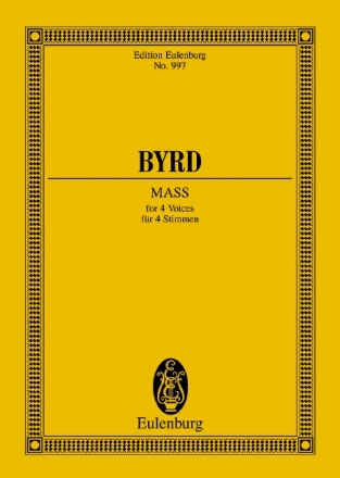 Mass in 4 parts  Miniature score (la)