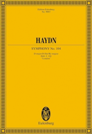 Haydn, Joseph Sinfonie Nr. 104 D-Dur, Salomon Hob. I: 104 Orchester Dirigierpartitur