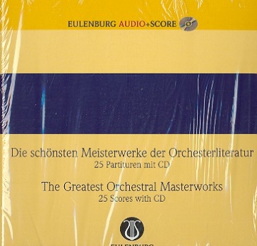 25 Meisterwerke der klassischen Konzert- und Orchesterliteratur (+ 25C Ergnzungspaket 1 Studienpartituren im Schuber