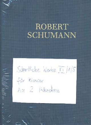 Werke fr Klavier zu zwei Hnden op. 22 fr Klavier Partitur und Kritischer Bericht - Gesamtausgabe