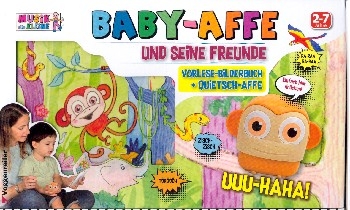 Baby-Affe und seine Freunde (+Quitsch-Affe)