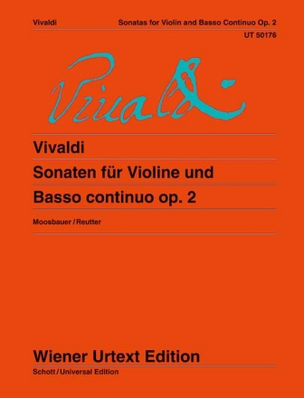 Sonaten op.2 fr Violine und Bc