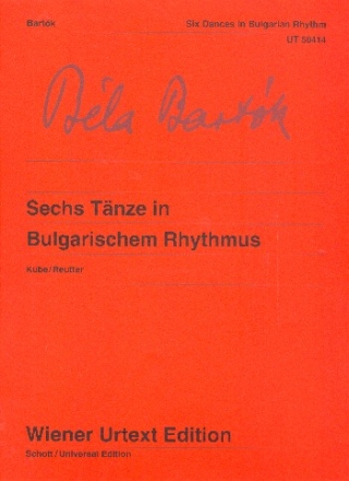 6 Tnze im bulgarischen Rhythmus fr Klavier