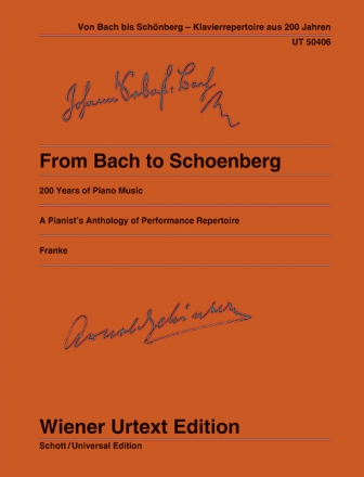 From Bach to Schnberg - 200 Years of Keyboard Music fr Klavier