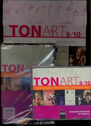 Tonart 9/10 - Regionalausgabe Bayern  Paket (Lehrerband +4 CD's +DVD-Rom)