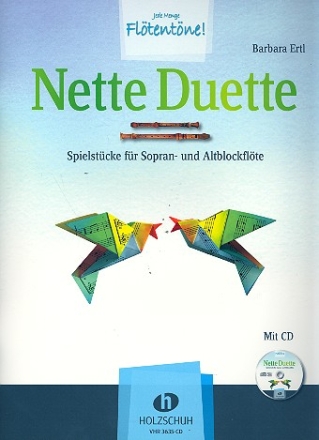 Nette Duette (+CD) fr 2 Blockflten (SA) Spielpartitur