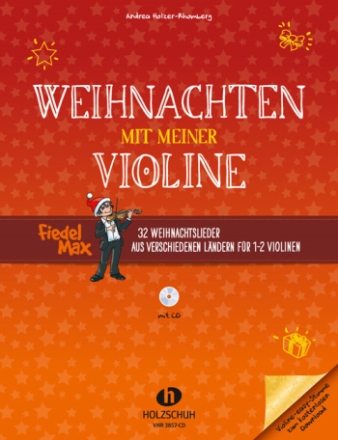 Weihnachten mit meiner Violine (+CD) fr 1-2 Violinen (Klavier ad lib) Spielpartitur