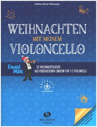 Weihnachten mit meinem Violoncello (+Online Audio) fr 1-2 Violoncelli (Klavier ad lib) Partitur