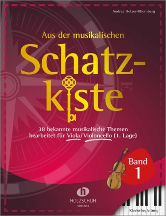 Aus der musikalischen Schatzkiste Band 1 (+Online Audio) fr Viola/Violoncello (1. Lage) Klavierbegleitung zu Viola/Violoncello