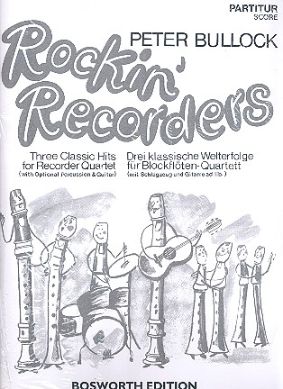 Rockin' Recorders fr 4 Blockflten (SATB) Partitur und Stimmen