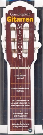 Gitarren-Methoden-Fcher in Form des Gitarrenhalses 