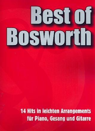 Best of Bosworth Band 1 Songbook Klavier/Gesang/Gitarre