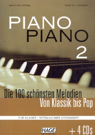 Piano Piano Band 2 - mittelschwer (+4 CD's): fr Klavier Neuausgabe 2019