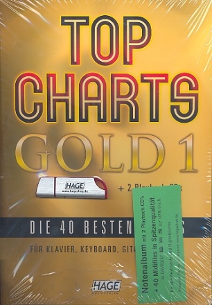 Top Charts Gold Band 1 (+USB-Stick+ Midi): fr Klavier, Keyboard, Gitarre und Gesang