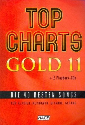 Top Charts Gold Band 11 (+2 CD's): Songbook Klavier/Keyboard/Gesang/Gitarre