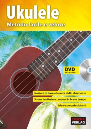 HH1304IT Ukulele - Metodo facile e veloce (+DVD) per ukulele/tab (it)