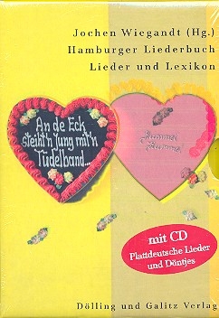 An de Eck steiht'n Jung mit'n Tdelband (+CD) Hamburger Lexikon und Liederbuch 2 Bnde im Schuber